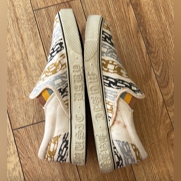 ✨🆕RARE!BN!L.A.M.B X Royal Elastics Canvas Slip On Canvas OX Chain Sneakers 6.5! - Picture 2 of 7